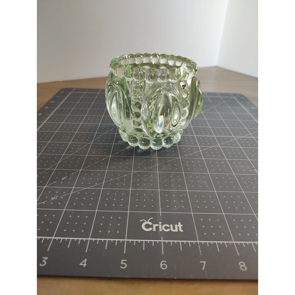 Vintage Bubble Boopie Light Green Candle Holder Votive